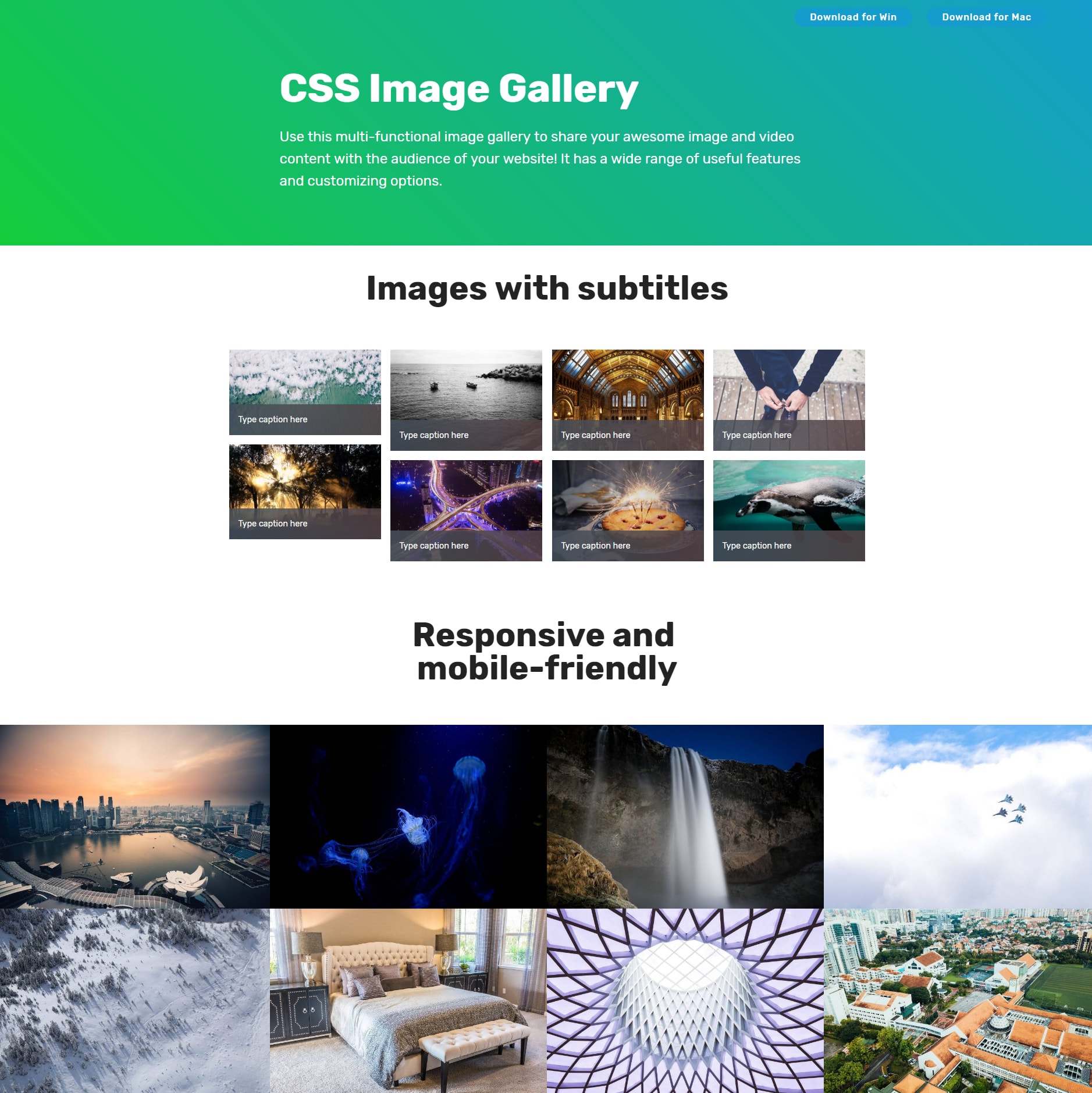 CSS3 Bootstrap Photo Gallery