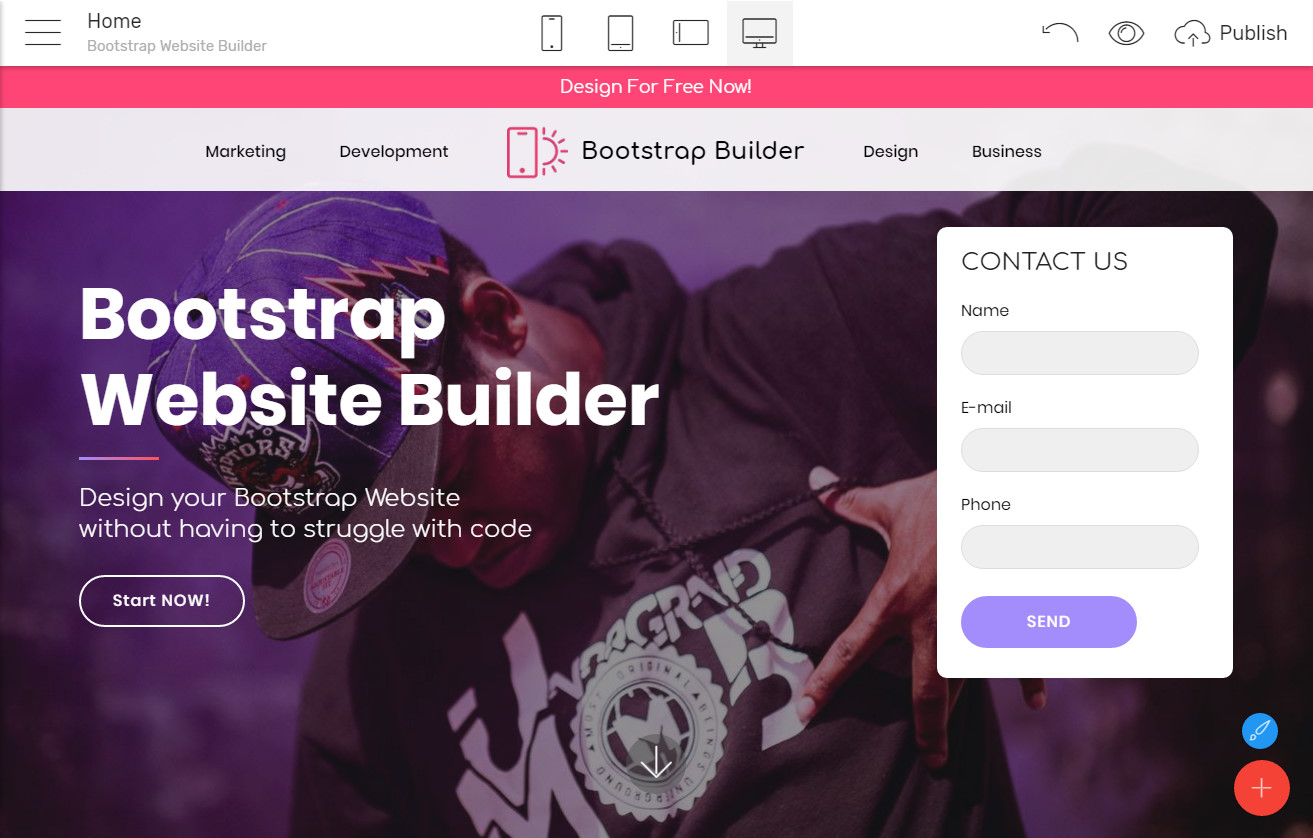 Responsive Website Builder