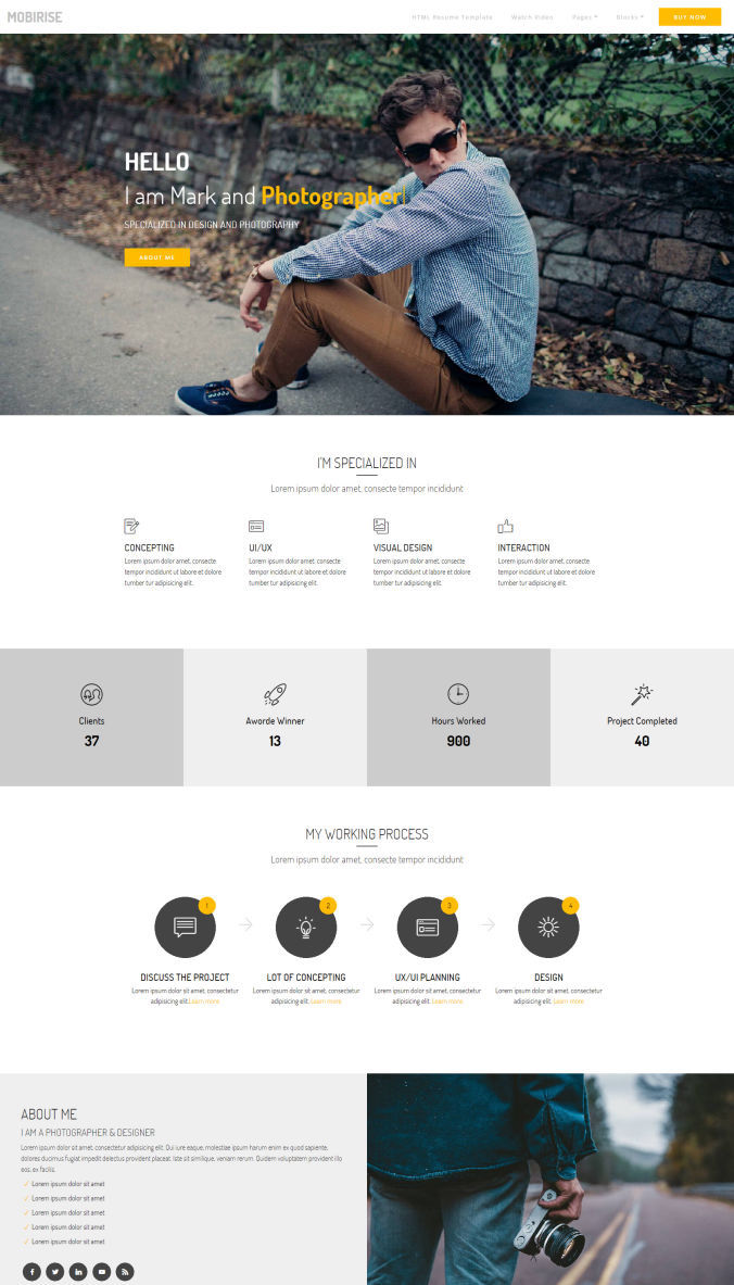 Responsive Nutrition Template