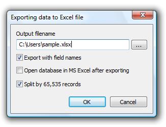 Import dbf files into excel